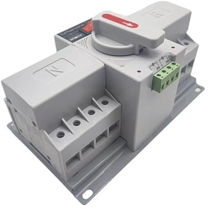Diferencial Auto Rearmable Interruptor de transferencia de potencia automático de tipo 2P 4P 32a-63a Interruptor de transferencia Interruptor de transferencia de potencia 4P Disyuntores 380V MCB Difer