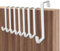 Pinrolla 10 PCS Over Door Hook Kit 【15cm Length】 Over The Door Hanger White Door Hangers for Clothes Coat Hooks for Back of Door Hanging Tools for Bedroom Bathroom Kitchen Dormitory