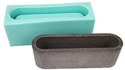 Caja Tarjetas Negocios Ovalas Epoxi Moldura Arcilla Yeso Silicona Molde