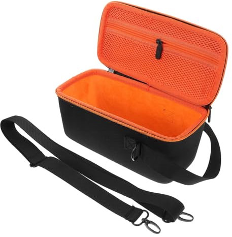 HEMOTON Eva Portable Speaker Case with Shoulder Strap Tailored Fit for Marshall Lightweight Travel Organizer with Interior Compartments Durable Protection