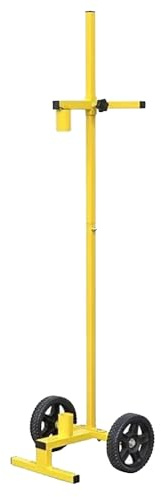 Heavy-Duty Static Poly Mask Dispenser – 1400mm Roll Holder for Automotive Body Shops – Mobile Masking Film Dispenser with Wheels – Ideal for Paint Prep & Panel Protection