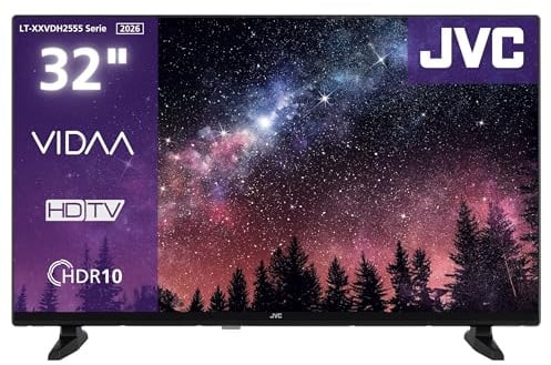 JVC LT-32VDH2555 Fernseher 32 Zoll VIDAA Smart TV mit HD-Ready Auflösung