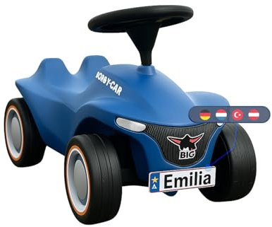 3D-Druck Camper Österreich Nummernschild passend für Bobby Car, individuelles Tretauto Kennzeichen mit Wunschtext, inkl. Befestigung