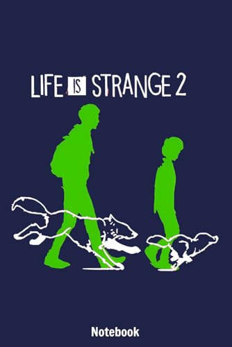 Life is Strange 2 Two Wolves Notebook: Journal College Ruled Notebook | 120 Pages | 6 x 9 Size | Gift
