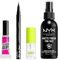 NYX Professional Makeup, Coffret Spray Fixateur Mat + Eyeliner Epic Ink Liner, Black (01) + Colle Fixatrice à Sourcils The Brow Glue, Transparent (01) + Huile à Lèvres Fat Oil Lip Drip, My Main (01)