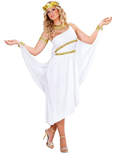 W WIDMANN MILANO Party Fashion - Griechische Göttin Kostüm | Antikes Kleid im Göttinnen Look für Karneval, Mottoparty, Mythologie und Antike Kostüme