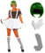 Fun Shack Kostüm Fabrik Arbeiter Zwerg für Damen, Film Charakter, Ideal für Fasching und Karneval, L