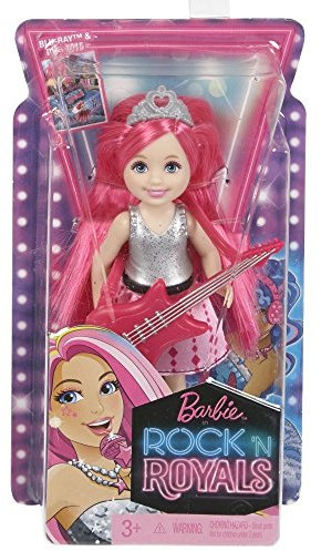Barbie ckb69 – Une Princesse Le Camp Rock Star – Poupée Chelsea avec Guitare, Rose