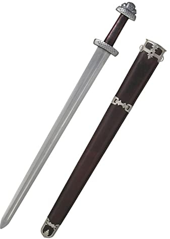 Trondheim Wikinger Schwert + Damaststahl- gefaltet + echt + scharf von Hanwei ®