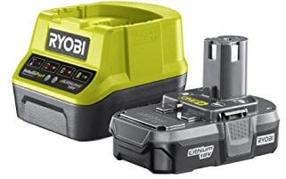 Ryobi RC18120-113 18V ONE+ Lithium 1.3Ah Battery & Charger Hyper Green