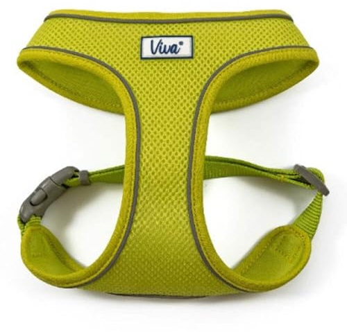 Viva Nylon Comfort Mesh Harness Lime Extra Small 28-40cm