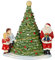 Villeroy & Boch Christmas Toys Santa on the Tree, Hard Porcelain, Wax, Green/Multi-Colour 20 x 17 x 23 cm(One Size)