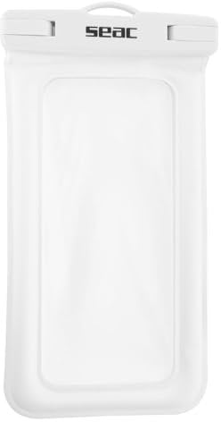 SEAC Custodia Impermeabile per Smartphone con Tracolla, Schermo Fino a 6, 21.6 x 12.3 x 1.7 cm, Bianco, Standard