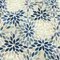 Kt KILOtela - Tissu Toile Imprimé, Confection Décoration Intérieure, Assises de Fauteuils, Rideaux, Coussins, 100 cm Longueur x 280 cm Largeur, Fleurs Géométriques, Bleu, Blanc, Beige - 1 Mètre
