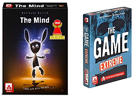 NSV - 4059 - The Mind - Kartenspiel & 4041 - The Game - Extreme - Kartenspiel