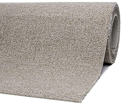 andiamo Teppichboden Henry - pflegeleicht und einfach zu verlegen - Auslegware Teppichboden - Meterware Bodenbelag in Schlingenstruktur mit Trittschalldämmung 200 x 350 cm Beige