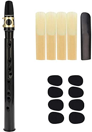Saxophon Anfänger Kit Black Pocket Sax Mini Tragbares Saxophon Mit Tragetasche Holzwind Instrument Musical Accessoires (Color : Style 1)