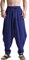 AITFINEISM Männer Haremshose Bequeme Elastische Taille Hosen Mode Einfarbig Casual Yoga Hippies Hosen (Blau 2,M)