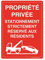 AUA SIGNALETIQUE - Panneau De Signalisation en PVC Rigide et Compact 1.5 mm. (143 x 200 mm, Propriété Privée Stationnement Interdit 3)