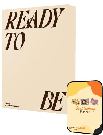 READY TO BE TWICE Album [BE Ver.]+Pre Order Benefits+BolsVos K-POP Inspired Digital Planner, Digital Sticker Pack (12th Mini Album)