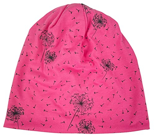 kennydoo Slouch Beanie Pusteblume/Damen Herren Kinder Jersey Mütze/Chemo Kopfbedeckung (pink)