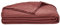 ESSIX Plaid uni en Gaze de Coton, Jazzy, 130x170cm, Rouge Toscane