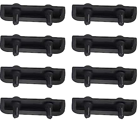 Air Fryer Rubber Bumpers, Air Fryer Tray Rubber Replace Parts Accessories, Non-Scratch Protective Covers For Air Fryer Grill Pan Protection-8 PCS