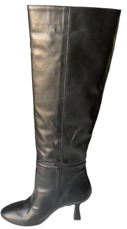 Isabel Ferranti Stivale Donna Lungo in Pelle Nera Tacco Alto 7 cm; Fondo Sintetico; Taglia 36