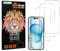 DELIGHTFUL STAR 3-Pack 9H Tempered Glass Screen Protectors for iPhone 15 - Case-Friendly Design, Crystal Clear HD, Full Coverage, Unrivaled Screen Protection, Bubble-Free Easy Installation