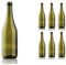 BOTTIGLIA EMILIANA PER VINO E SPUMANTE 750 ML CON PREDISPOSIZIONE TAPPO CORONA COLORE UVAG - BOTTIGLIA PER VINI VUOTA PREGIATI PER TAPPI CORONA SUGHERO E PLASTICA 20 PZ