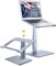 supamir Laptop Ständer Höhenverstellbar, Laptopständer für Schreibtisch, Stehen möglich, DJ Laptop Stand, Kompakte Alternative zum Stehpult, Passend für MacBook und alle 13 bis 16.5 Notebooks, Grau