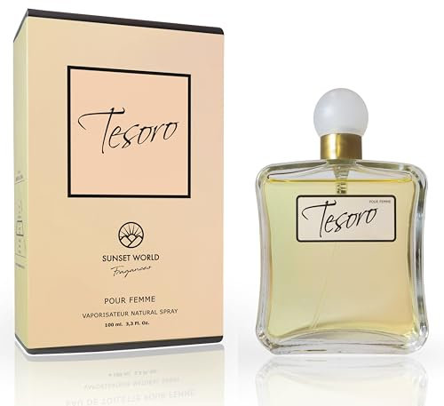 Tesoro - Compatibile e Ispirato a Tresor Lanc. Acqua di Colonia Intense 100 ml, Profumo ai Feromoni per Donna, Profumi Equivalenti