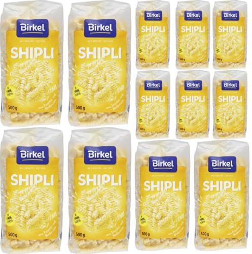 Mit Pufai Grocery, Mie Nudeln 250 gramm x 2er, Birkel's No. 1 Shipli aus Hartweizen und Frischei Pasta Nudeln 500 gramm x 1 Stück