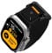 Aulumu A11 Hebilla Mag Delgada Correa Compatible con Apple Watch | Liberación Rápida de Memoria | Trenzado de Nailon Aterciopelado | Cierre Magnético de Acero Inoxidable - Negro Fresco