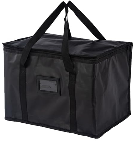 Food Delivery Bag, 40L Soft Cooler Bag Thermal Food Delivery Bag, Grocery Shopping Bags, Picnic Bag, Insulated Pizza Delivery Bags Warm & Cooler Bags for Food & Grocery Delivery Bag Hold (43*30*31CM)