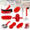 Pferdebürsten, 10PCS Pferdepflegeset Brush Pflegeset Pferd Pflege Kit Pferdereinigungs Reitsportbürste Pferdezubehör Pferdebürsten Massagebürsten Putzzeug Für Pferde Mit Aufbewahrungstasche