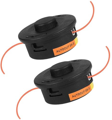 DBREAKS 2 Stück Mähkopf für Autocut 25-2 Freischneider Fadenkopf M10x1,0 Fadenkopf für Motorsense Kompatibel mit Stihl FS44 FS55 FS56 FS74 FS80 FS85 FS90 FS120 FS240 FS250 FS260
