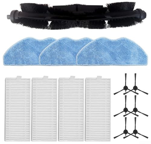 Paquete de accesorios de barrido para robot aspiradoras Grundig incluye cepillos y filtros solamente (A)