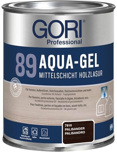 2,5L GORI 89 AQUA-GEL Holzlasur – Die wasserbasierte Weiterentwicklung zu GORI 88 (7810 Palisander)