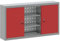 vidaXL Werkzeugschrank mit Stecktafel Wandmontage Rot 100x20x55 cm