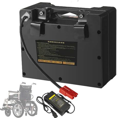 WILLQ Pacco batterie Litio 24 Volt 24V 10AH 12AH 15AH 18AH 20AH 25AH 30AH Batteria Ricaricabile per Sedia a rotelle elettrica con Caricabatterie per Kit conversione Motore 50W-750W,24v,10Ah