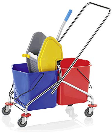 WAS 4460 002 Seau double en plastique 34 l