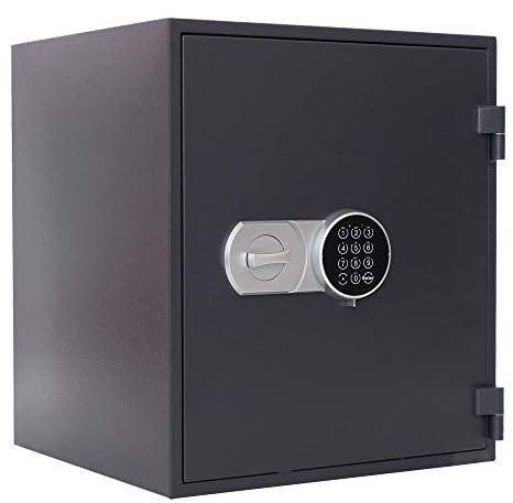 HomeDesign Elektronik- Feuerschutztresor HDS-FIRE 55 Elektronikschloss Anthrazit