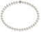 Schmuckwilli Collier de perle shell Tahiti/Mers collier Perles coquillage nacré les femme fermoir aimant blanc 42cm dmk1018-42 (10mm)
