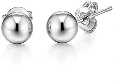 Philip Jones Silver Plated Ball Stud Earrings