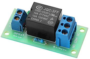 Edelstahlmarkenshop Kleine Relaiskartevon 5V-12V Relaisplatine Relais Spannung Modul Modellbau Miniatur Mini (Modell: C 12V)