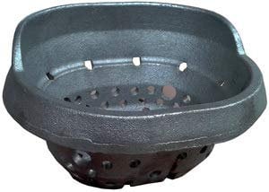 Braciere in ghisa di ricambio per stufa a pellet King Idro 20 dimensioni 14x17x10 cm