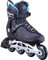 K2 Inline Skates FREEDOM W Für Damen Mit K2 Softboot, Black - Light Blue, 30D0251