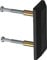 ABUS 86749 PA1014 Befestigungs-Set, schwarz