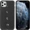 LAPOPNUT Coque iPhone 11 Pro Max Silicone Antichoc Gel TPU Souple Étui Anti-Rayures Liquide Housse Protection Ultra Slim Mat Case Cover avec Motif Lune pour Apple iPhone 11 Pro Max Noir